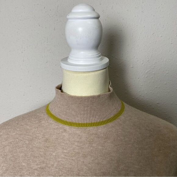 Tahari Super Soft Striped Mock Neck Tunic Sweater Women's Size Small - Picture 3 of 16